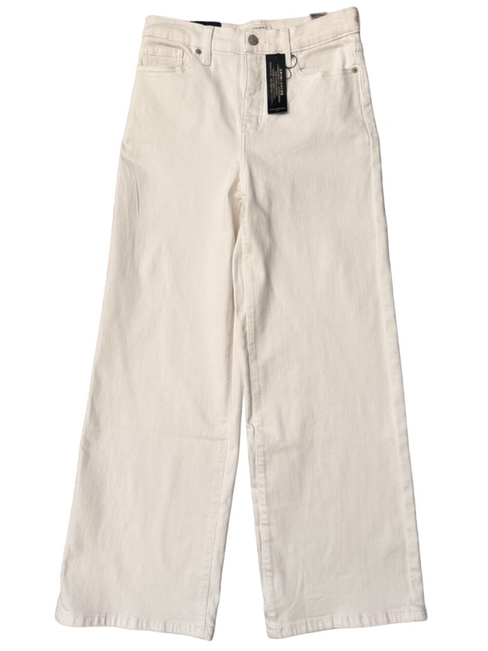 Banana Republic Factory Vintage Stretch Wide Leg High Rise White Jean 26/2 NWT